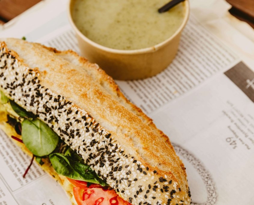 Sandwich + soupe
